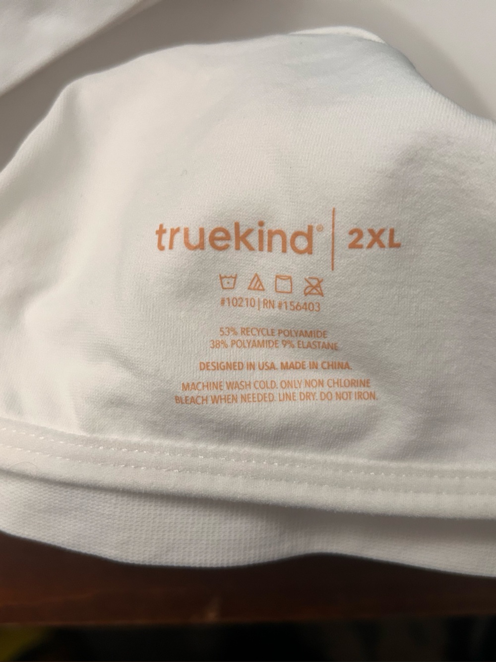 Truekind Seamless White Padded Bralette - Women Intimates & Sleepwear 2xl - Picture 3 of 3